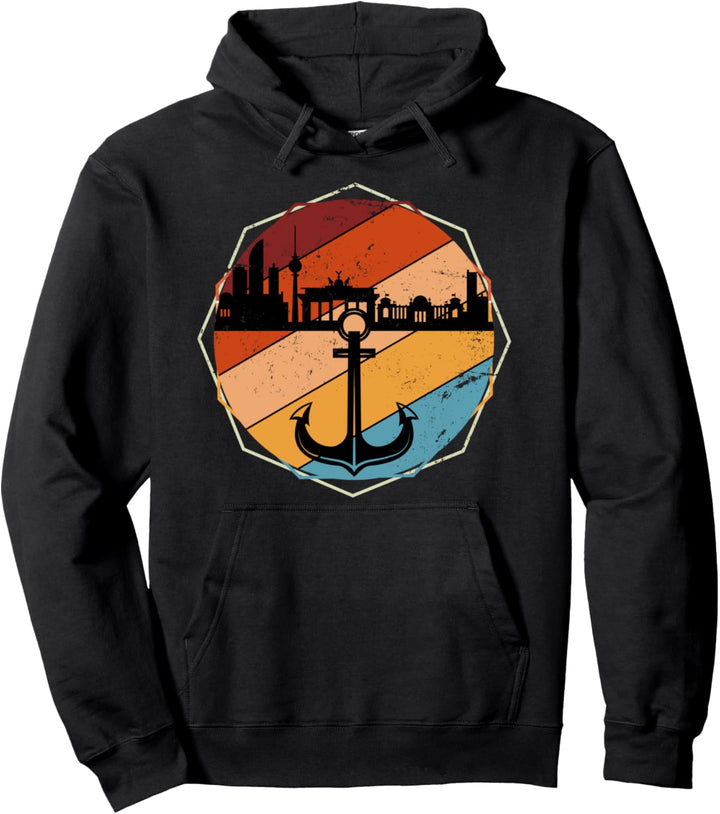 Retro Segeln Pullover Hoodie
