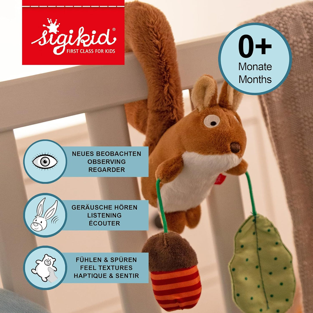 Sigikid Anhänger Kinderwagenspielzeug Rassel & Greiflinge Babyspielzeug Motorik Spielzeug für Babysc
