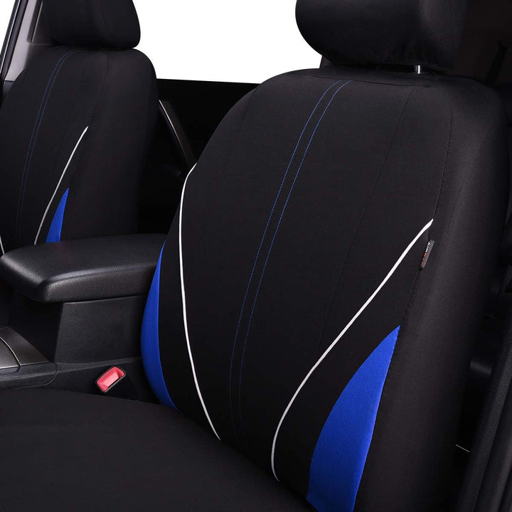 Flying Banner Universal atmungsaktive Netzstoff-Autositzbezüge, komplettes Set Airbag-kompatible Kis