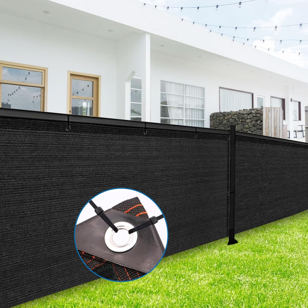 2 x 10m Garten Schattierungsnetz Schattiernetz, Schattennetz mit Ösen 95% UV-Beständiges, für Garten