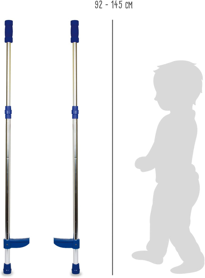 Small Foot Stelzen mit Teleskopstange, aus stabilem Aluminium, verstellbare Fussrasten, ab 4 Jahren,