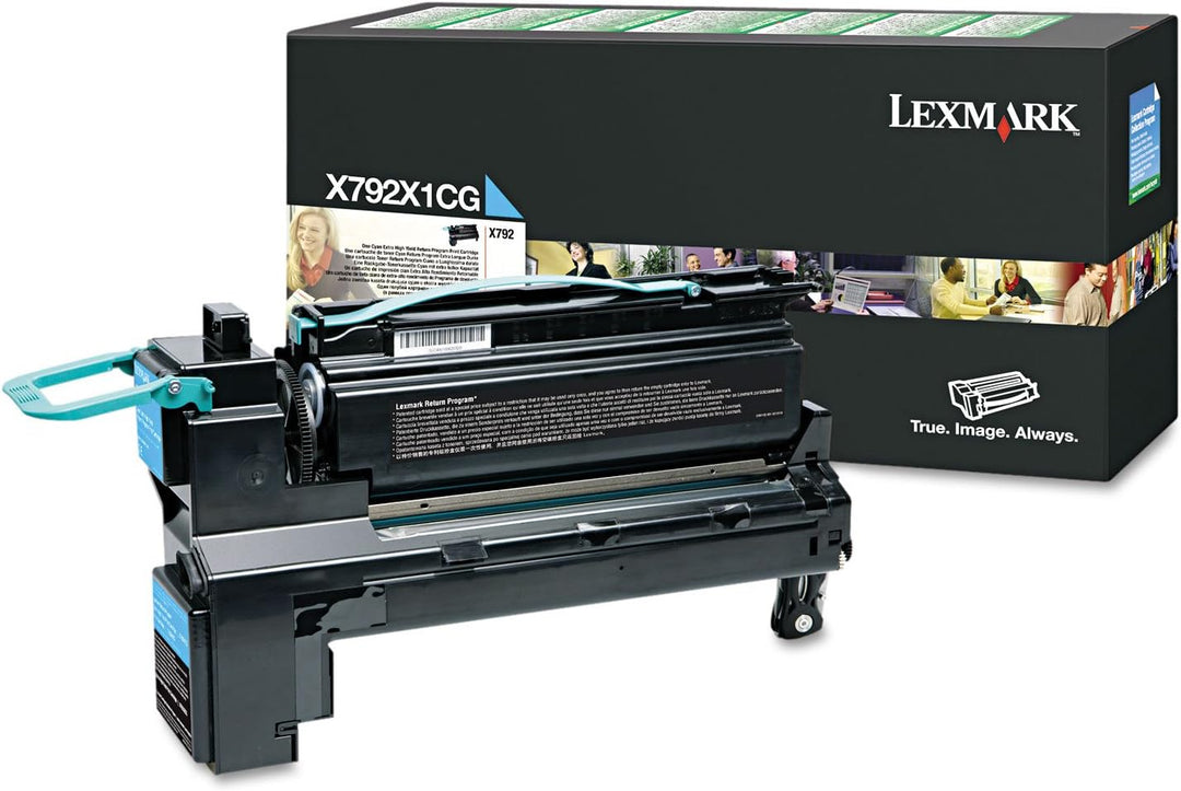 Lexmark X792X1CG X792 Tonerkartusche extra Hohekapazität 20.000 Seiten 1er-Pack Return Program, cyan