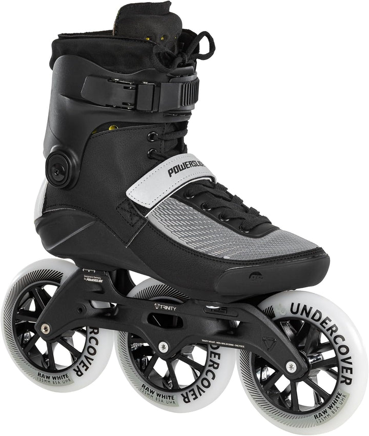 Powerslide Inline Skate Swell Nite 125-3D Adapt, für Fitness und Marathon, für Damen und Herren 39,