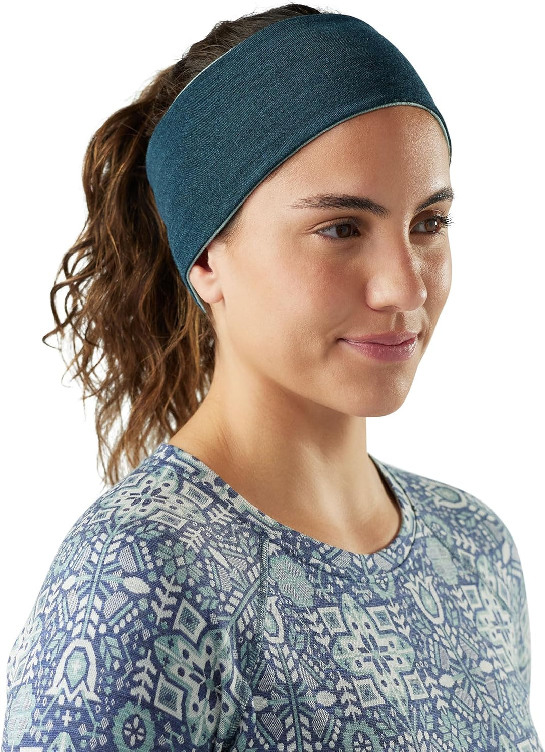 Smartwool NTS Mid 250 Reversible Headband 1 stück (1er Pack) Arctic Green/Twilight, 1 st&#xFC;ck (1e