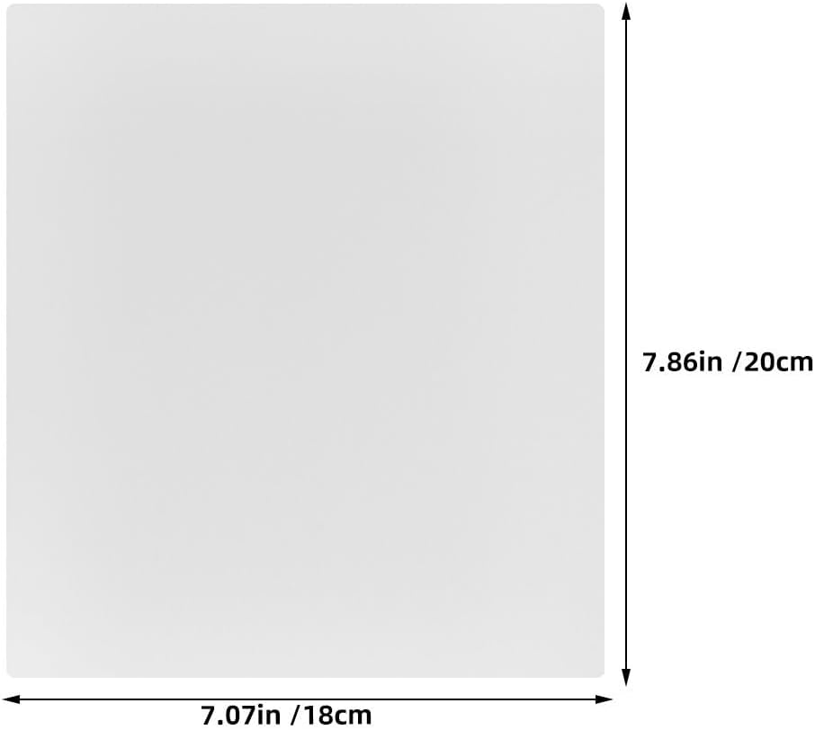 BESPORTBLE 30 Stück 3D Stift Zeichenmatte aus Transparentem Hitzebeständigem PVC mit Präziser Nachze