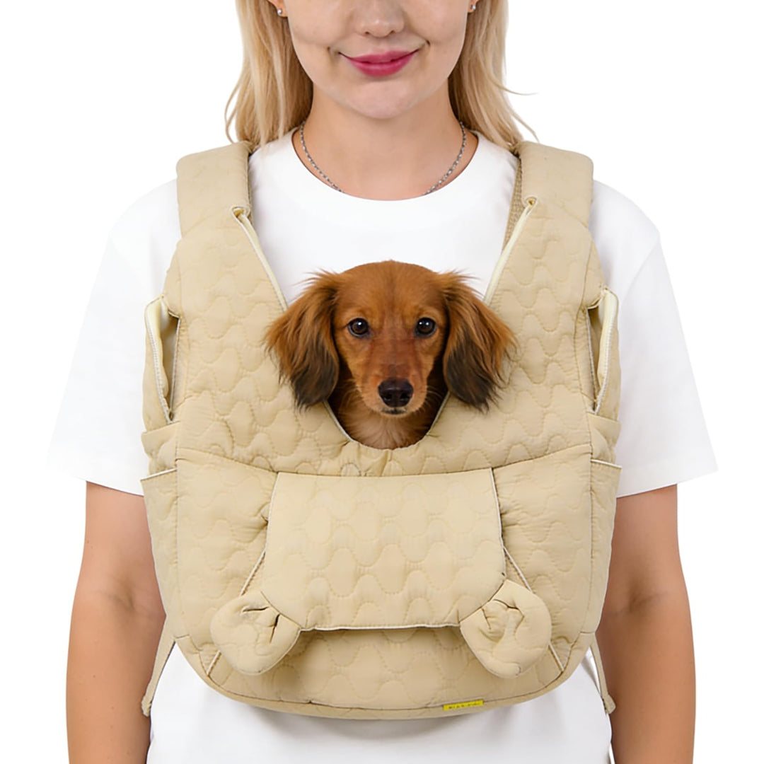 Hundetragetasche, 45 × 17 × 45cm Hunde Tragetasche, Hundetragetuch, Hundetragebeutel Hundeschulterta