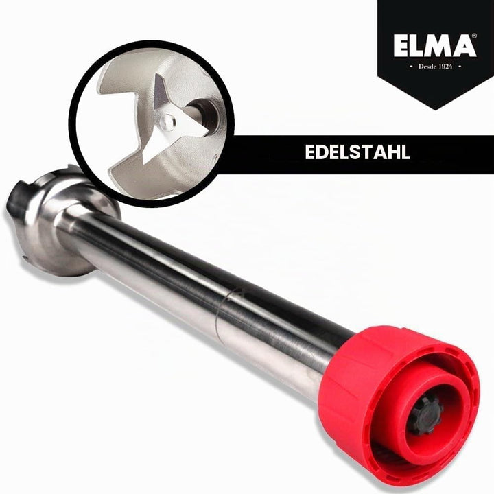 ELMA Stabmixer Rot für den Professionellen (40 CM), Rot