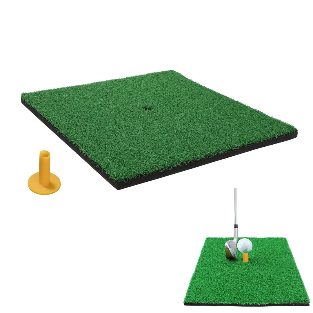 30 x 30cm Golf Übungsmatte, Tragbare Golf Abschlagmatte, Übung Golf Matte, das Chipping Putting Trai