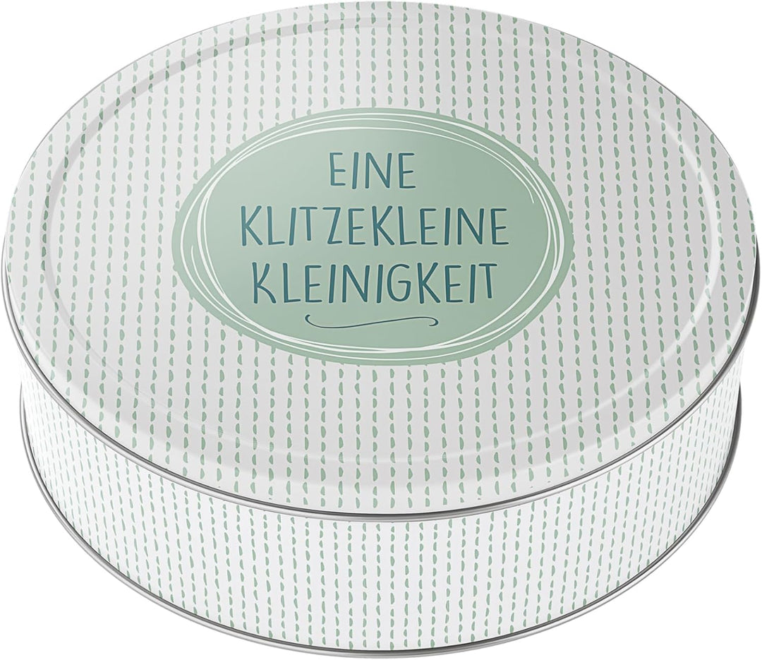 Cepewa Gebäckdose 3er Set Weihnachten | 3 Grössen rund Metall | Aufbewahrung Weihnachtsgebäck Keksdo