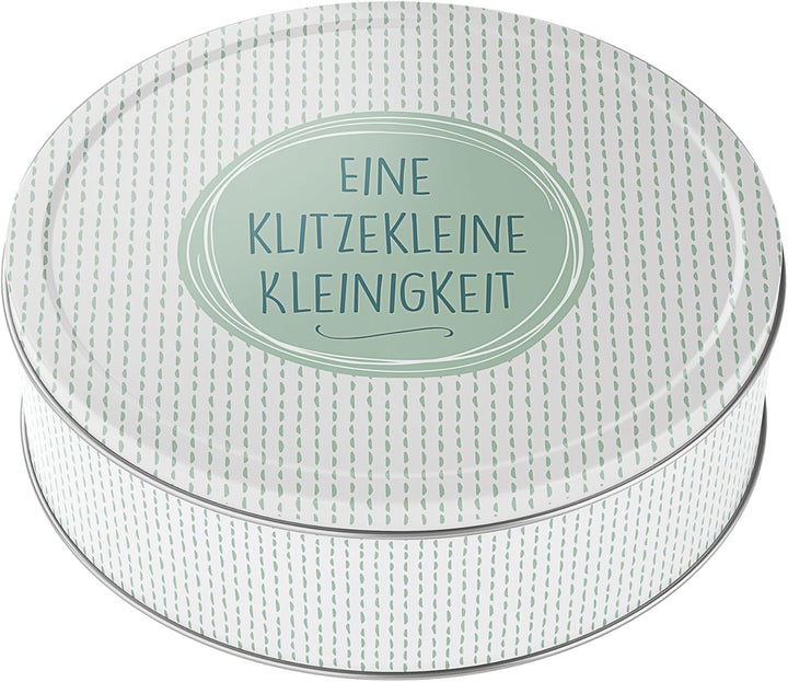 Cepewa Gebäckdose 3er Set Weihnachten | 3 Grössen rund Metall | Aufbewahrung Weihnachtsgebäck Keksdo