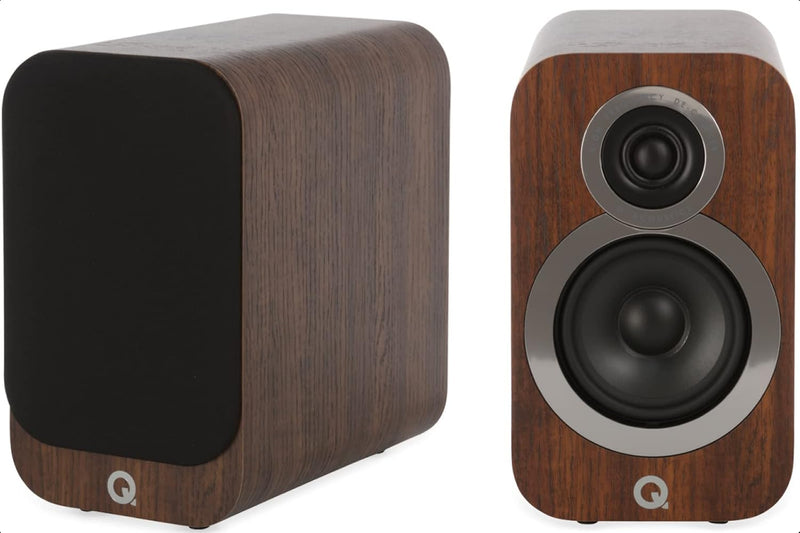 Q Acoustics Regallautsprecher Q 3010 i Walnuss -Paar- Englische Walnuss, Englische Walnuss