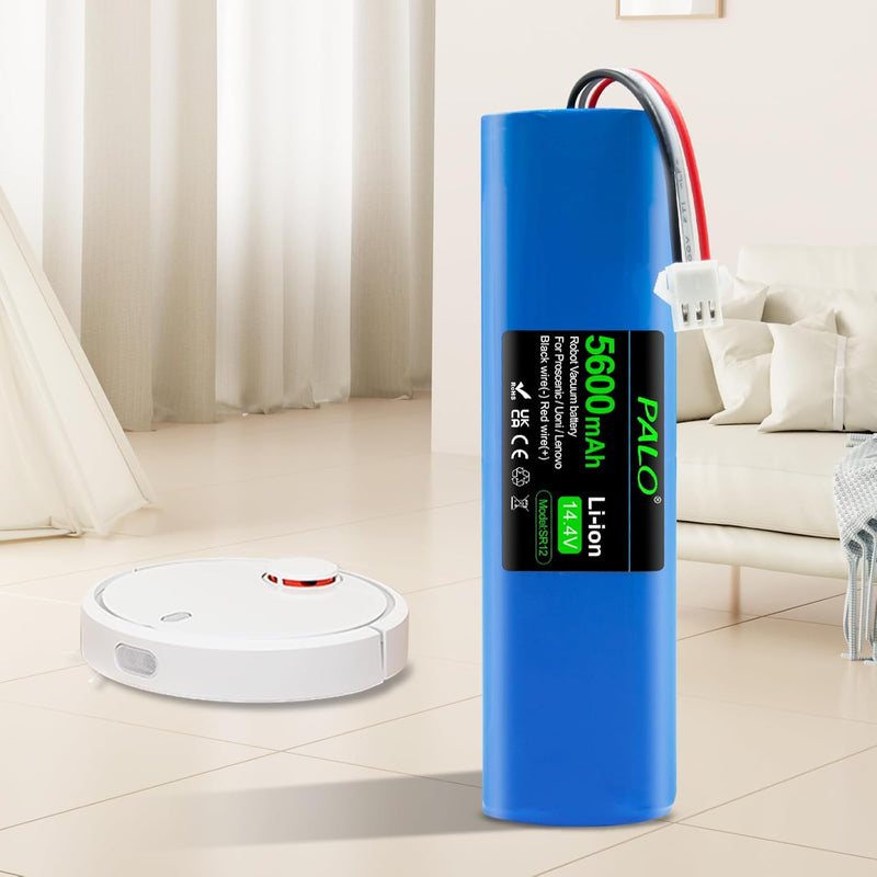 14.4V/5600mAh Li-Ion Ersatzakku für Proscenic M7 M8 Pro/Lydsto R1 / Uoni V980 Plus/Lenovo Lr1/ Roidm