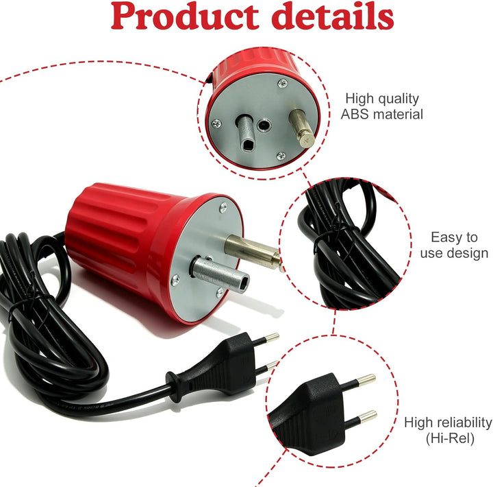GBKDQQ Grillmotor, Barbecue Grillmotor, DC 220V-240V Elektromotor Grill, ABS Barbecue Rotator Motor