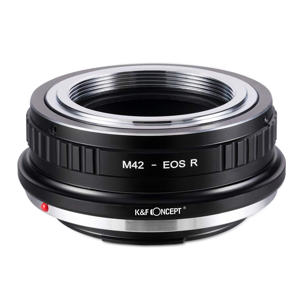 K&F Concept M42-Canon EOS R Bajonettadapter Objektiv Ring für M42 Objektiv auf Canon EOS R-Mount Kam