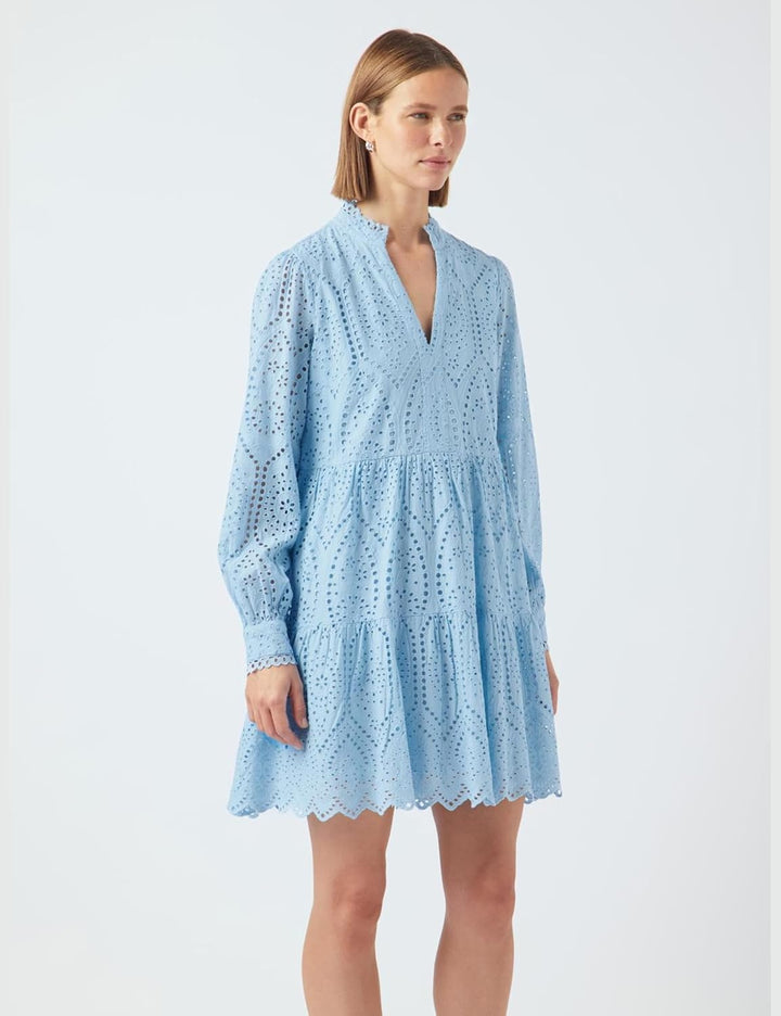 YAS Damen Yasholi Ls Dress S. Noos Kleid (1er Pack) S Clear Sky, S Clear Sky