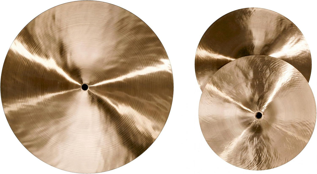 XDrum Club Drumset Cocktail Schlagzeug (inkl. Becken, Cowbell, Drumsticks und Stimmschlüssel) Silver