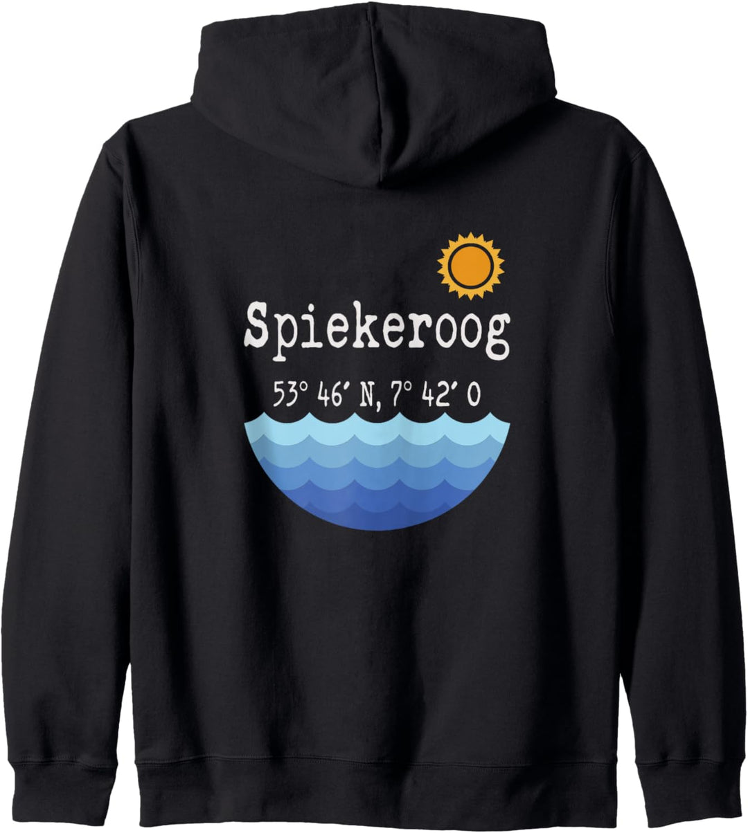 Spiekeroog Koordinaten Design, Spiekeroog Kapuzenjacke