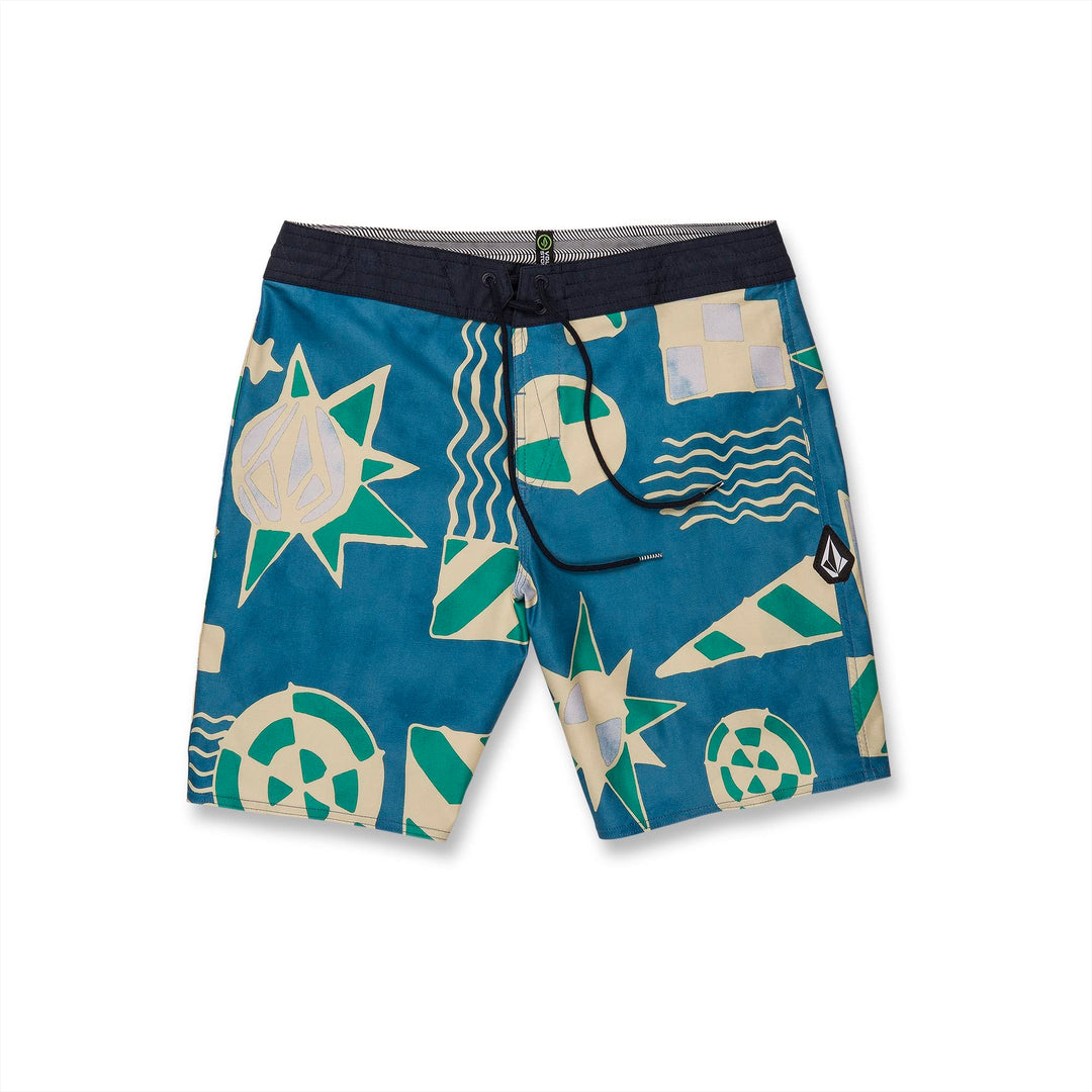 VOLCOM GEO Stoney 19 Boardshort 2023 Aged Indigo 31 Blau, 31 Blau