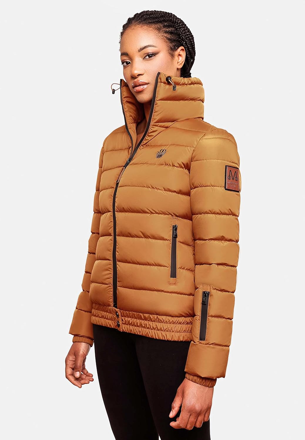 MARIKOO Damen Winter Steppjacke Poison XS-XL XS Rusty Cinnamon, XS Rusty Cinnamon