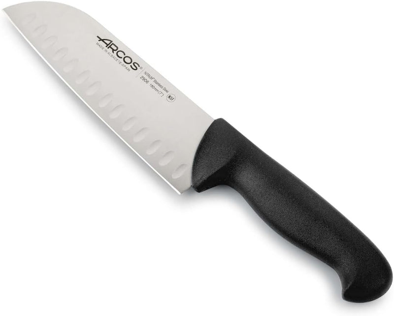 Arcos Serie 2900 - Santoku Messer Messer Asiatischer ArtAsian Knife - Klinge Nitrum Edelstahl 180 mm