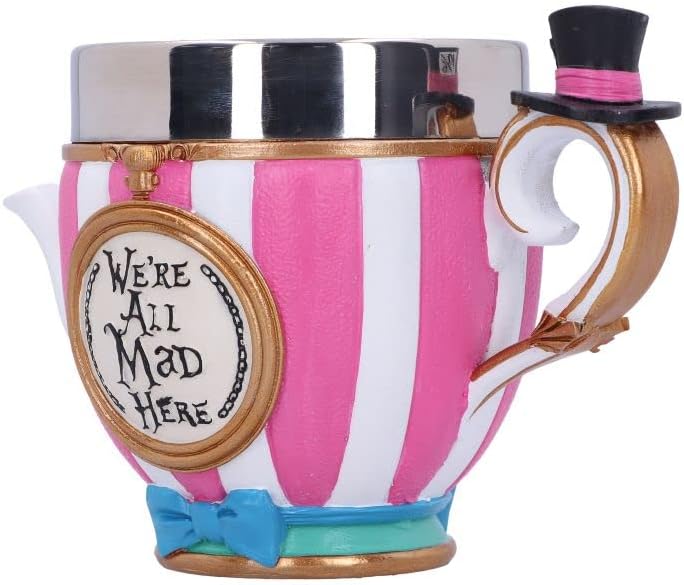 Nemesis Now Pinkys Up Hutmacher-Tasse, 11 cm, Rosa