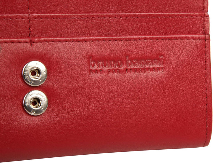 bruno banani Geldbörse Echt Leder rot Damen - 020576, Rot