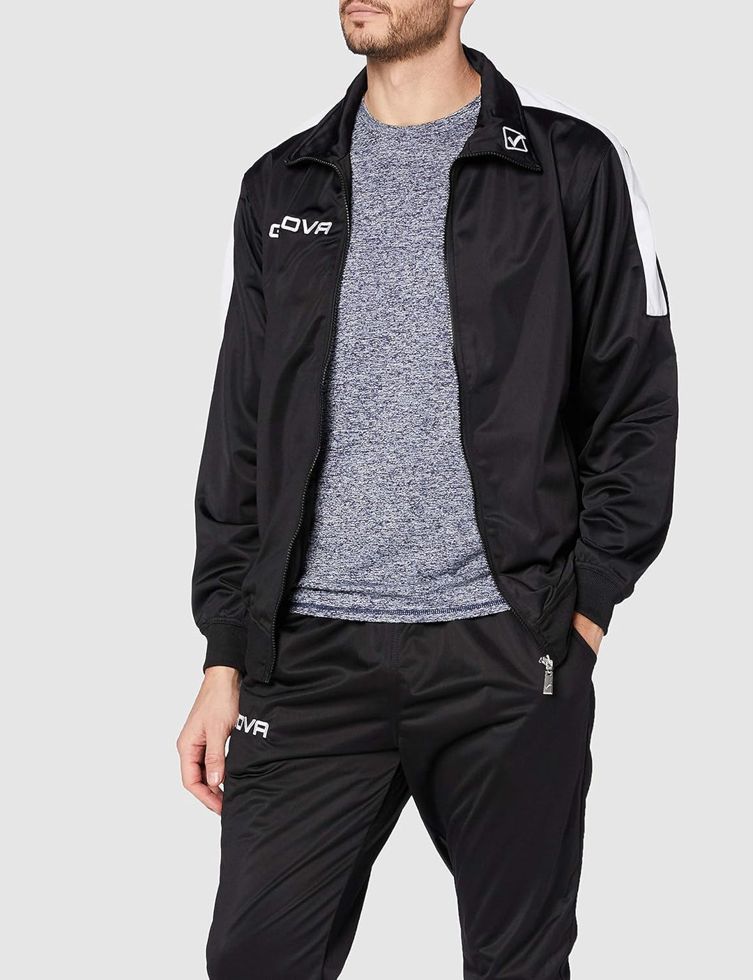 Givova Tr033 Jumpsuit M Schwarz / Weiss, M Schwarz / Weiss