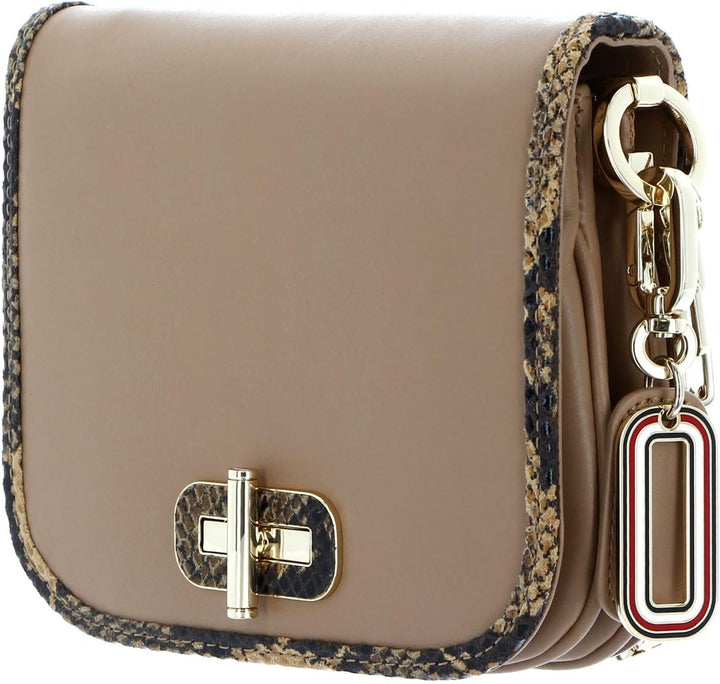 Tommy Hilfiger Leather Statement Crossover S Cappuccino