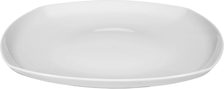 Seltmann Weiden Teller flach eckig 26 cm 6 Stück Lido Weiss Uni 00003, 6 Stück