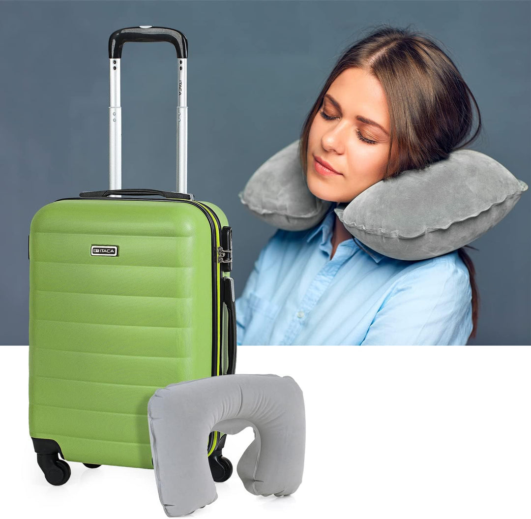 ITACA - Trolley Handgepäck Cabin Trolley Koffer Reisekoffer Hartschalenkoffer mit Zahlenschloss - Ka