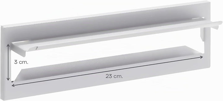 Arregui c-600 C603 Briefeinwurf aus Stahl, 248 x 73 mm, Weiss, 7,3 x 24,8 cm, Weiss
