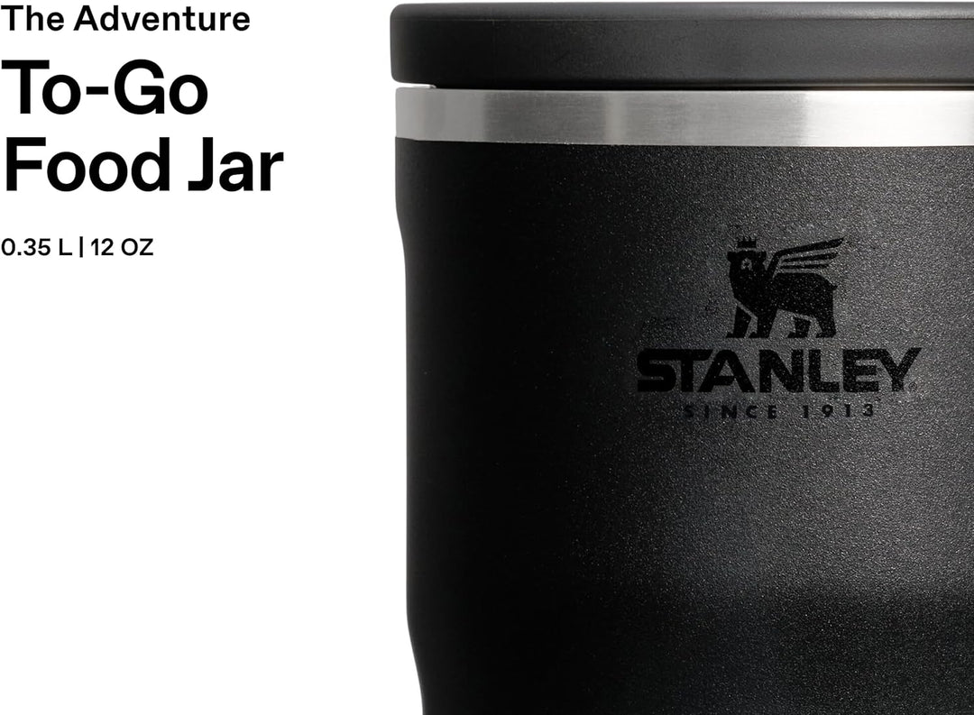 STANLEY 1913 Adventure To-Go Food Jar Schwarz 0.35 l, Schwarz 0.35 l