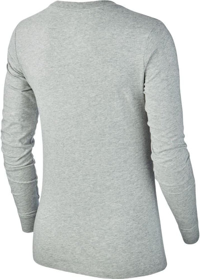 Nike Damen Sportswear Shirt (1er Pack) XS Dk Grey Heather - Black, XS Dk Grey Heather - Black