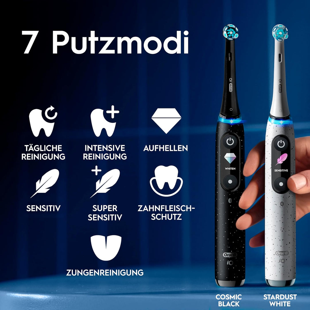 Oral-B iO Series 10 Elektrische Zahnbürste/Electric Toothbrush, 7 Putzmodi, Zahnpflege, iOSense, Far