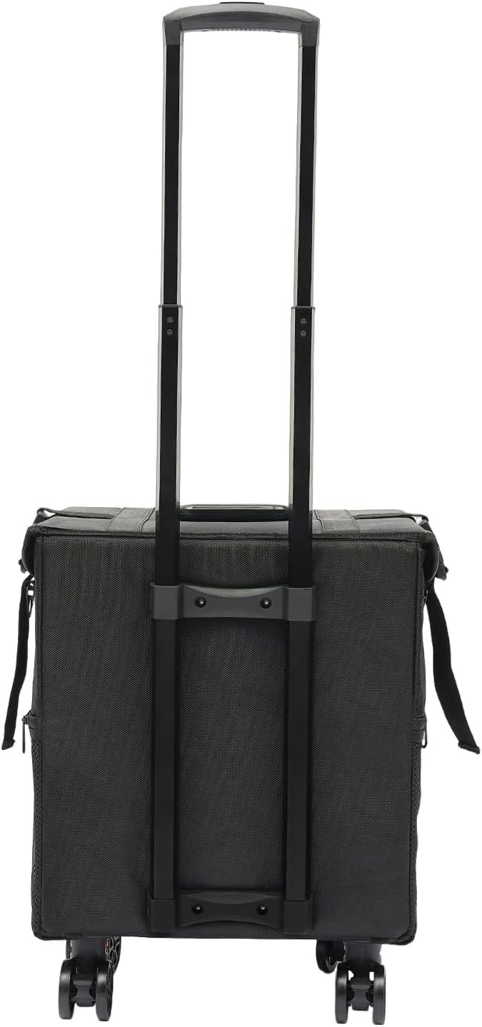 Rollender Schminkkoffer mit 8 herausnehmbaren Schubladen Professioneller Kosmetik-Organizer robuster