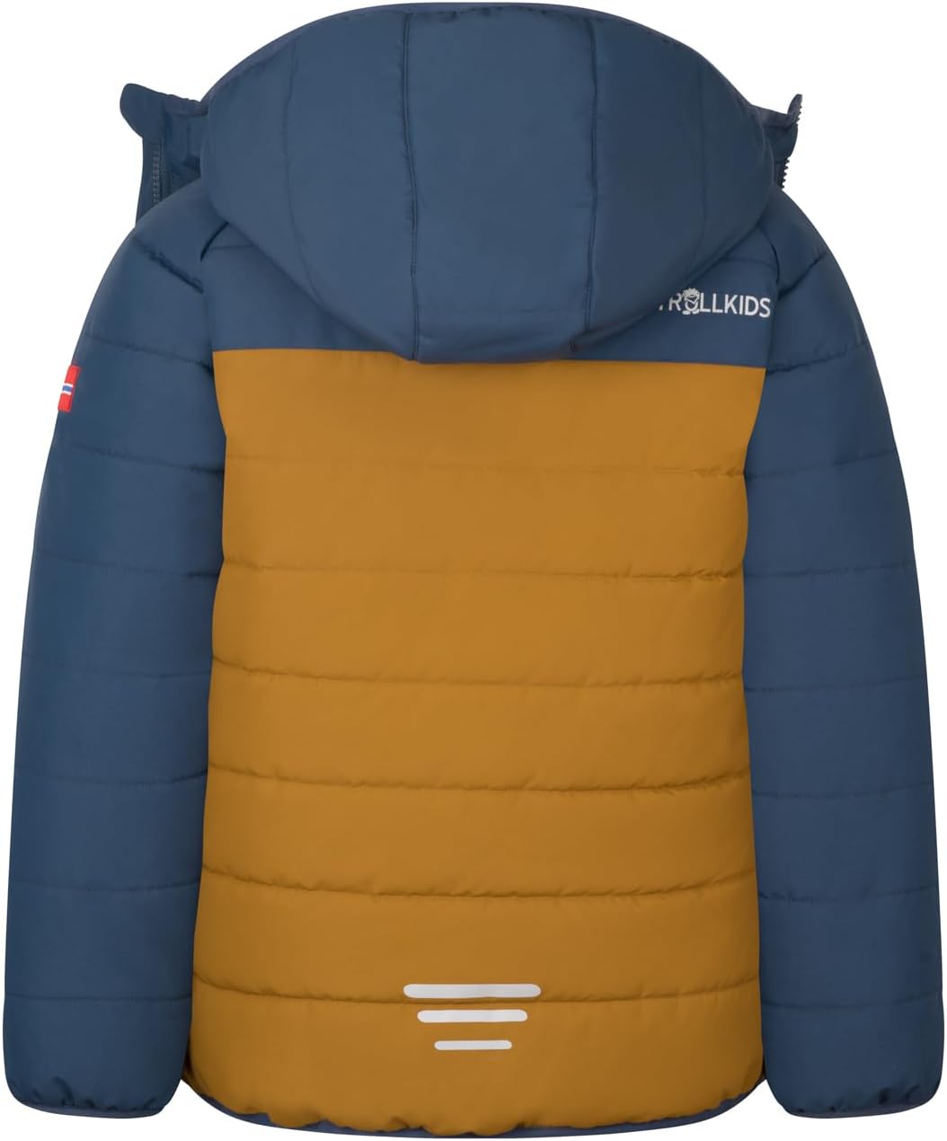 Trollkids Kids Hafjell Snow Jacket PRO Bronze/Blue 92, Bronze/Blue 92
