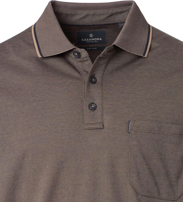 CASAMODA Polo-Shirt Uni S Beige (617), S Beige (617)