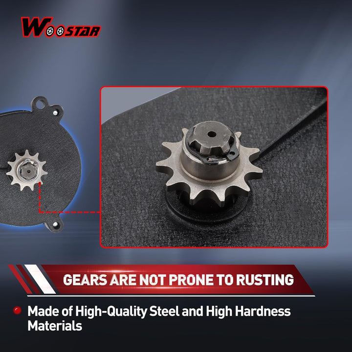 WOOSTAR T8F 11 Zahn Kettenrad Übertragung Ermässigung Getriebe Ersatz für 2-Takt 47ccm 49ccm Pocketb