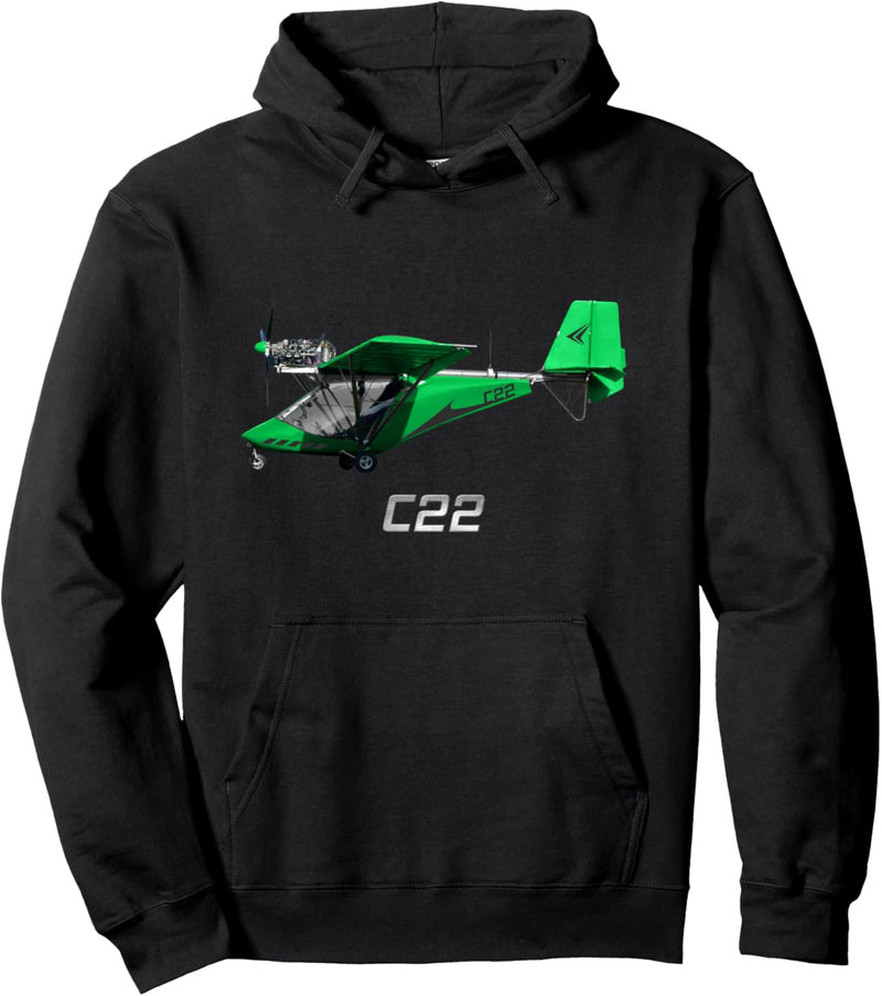 Ultraleichtflugzeug C22 Flugsport Pullover Hoodie