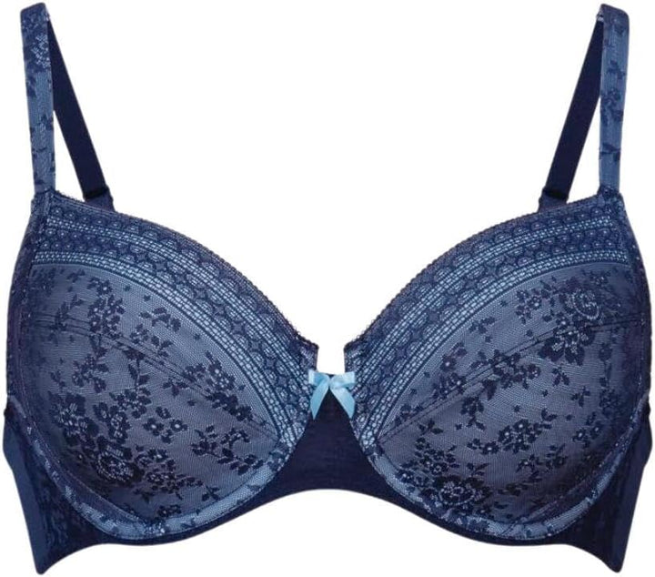 Rosa Faia Damen Fleur BH mit voller Abdeckung 70B Maritim Blue, 70B Maritim Blue
