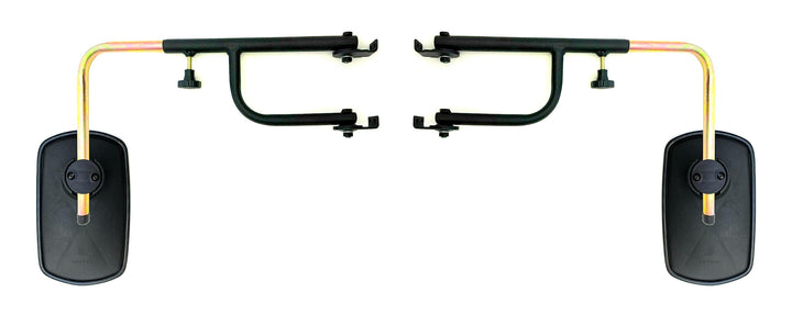 2x Aussenspiegel 260x155 mm ø14-23 mm E20 und Spiegelhalter für Traktor LKW Bagger