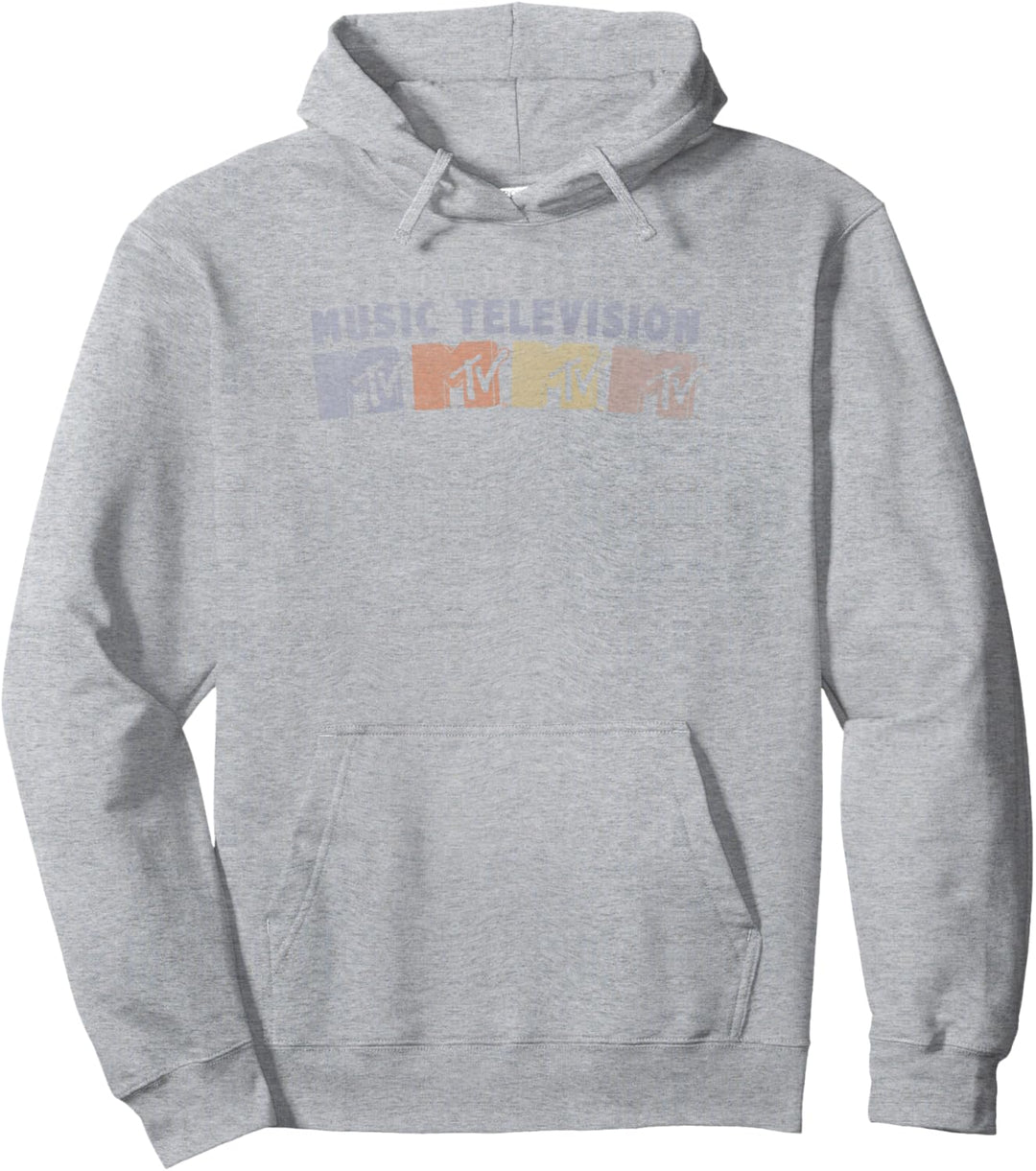 MTV Music Television Logo Lineup Pullover Hoodie
