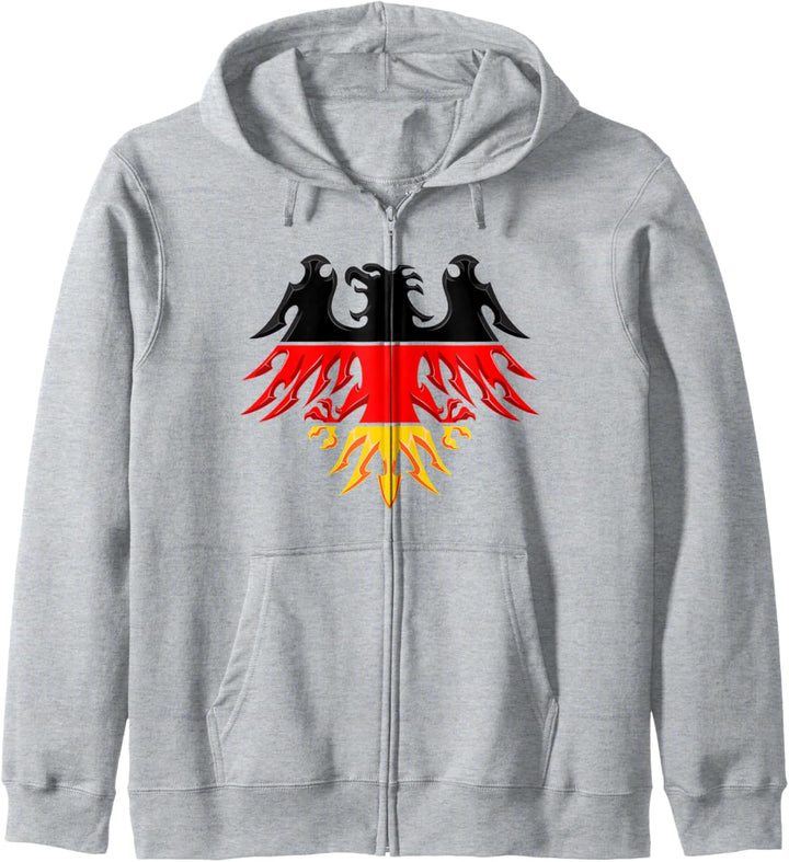 Deutscher Adler - Deutschland Adler Flagge Kapuzenjacke