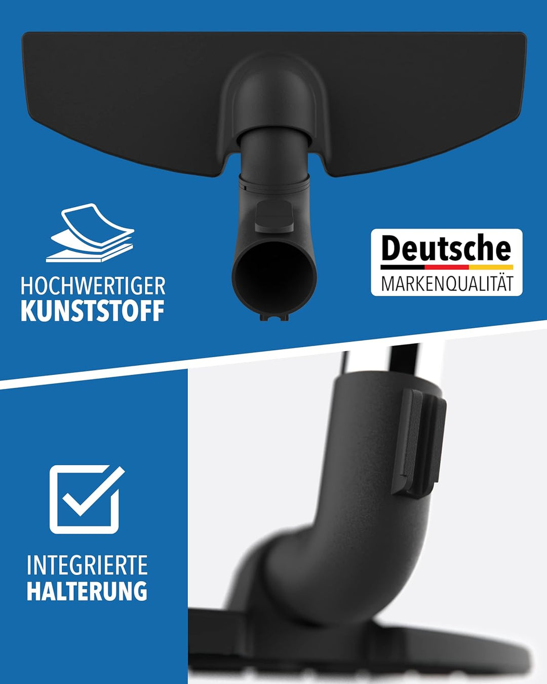 STONE REEF Twister Parkettbürste passend für Miele - Zubehör passend für SBB 300-3 PQ, Parkettdüse,