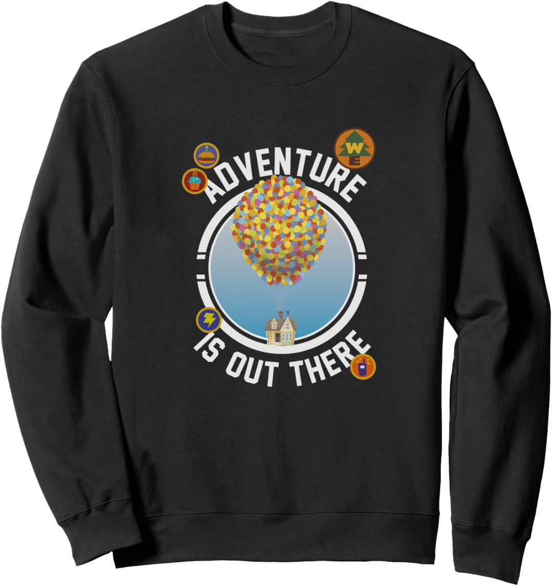 Disney Pixar Up Adventure House Circle Logo Sweatshirt