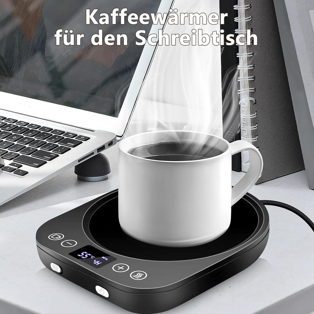 Kaffeewärmer,Aufgerüstet Tassenwärmer,Elektrischer Getränkewärmer,Kaffeetassenwärmer mit 9 Temperatu