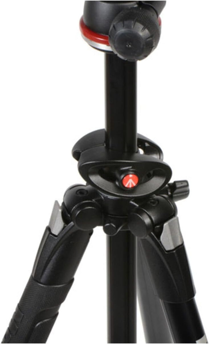Manfrotto MK290DUA3-3W 290 DUAL Kit Alu 3 Segmemte (90 Grad Mittelsäule, 3-Wege Neiger) Single, Sing