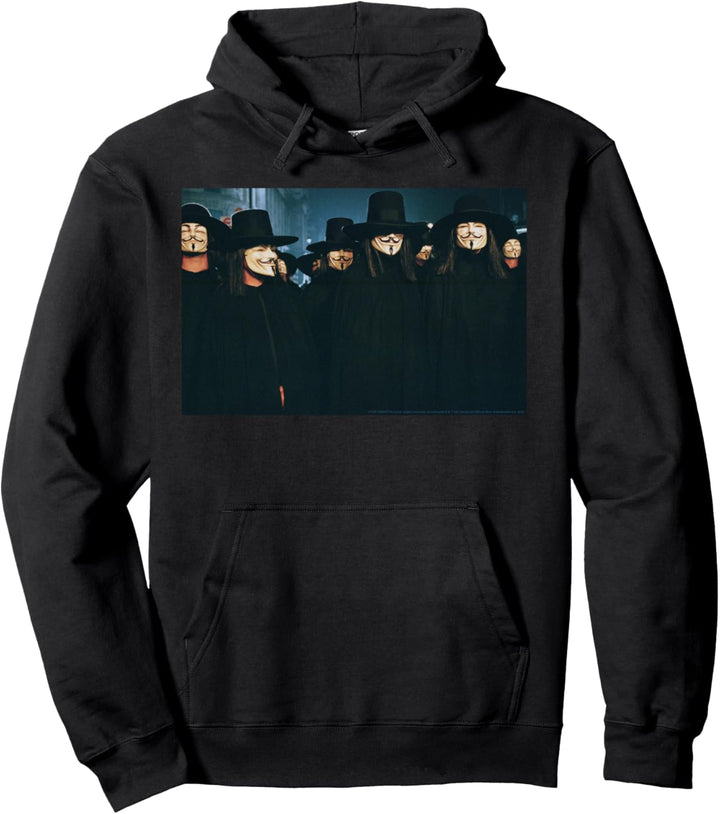 V For Vendetta Unity Through Faith Pullover Hoodie