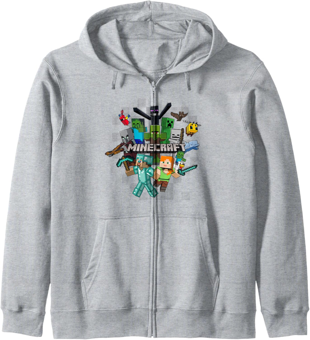Minecraft Character Cluster Logo Kapuzenjacke