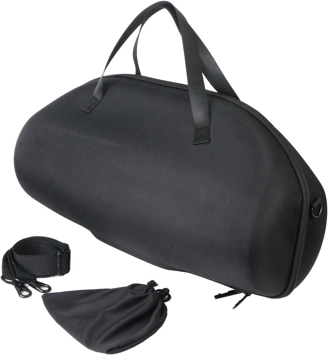 Khanka Hart Tragetasche mit Gurt und Zubehörtasche,case schutzhülle für JBL Boombox 2 Wasserdichter